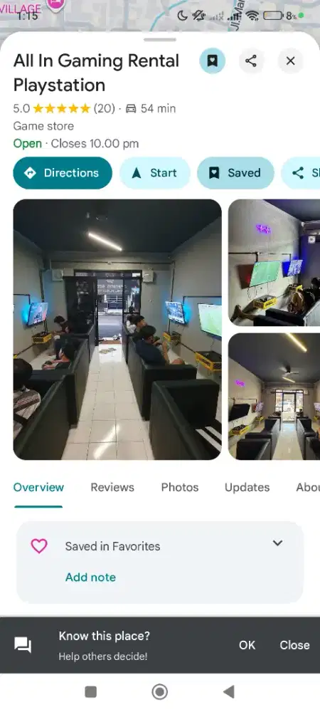 Di butuhkan segera untuk jaga rental PS