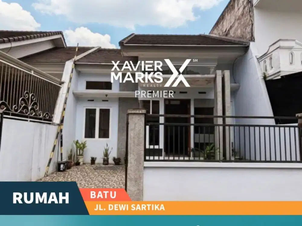 Rumah dekat Wisata di Dewi Sartika Kota Batu Murah Bersih