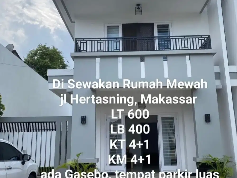 Disewakan Rumah Mewah 2 lantai di Hertasning Komp Perumahan Makassar