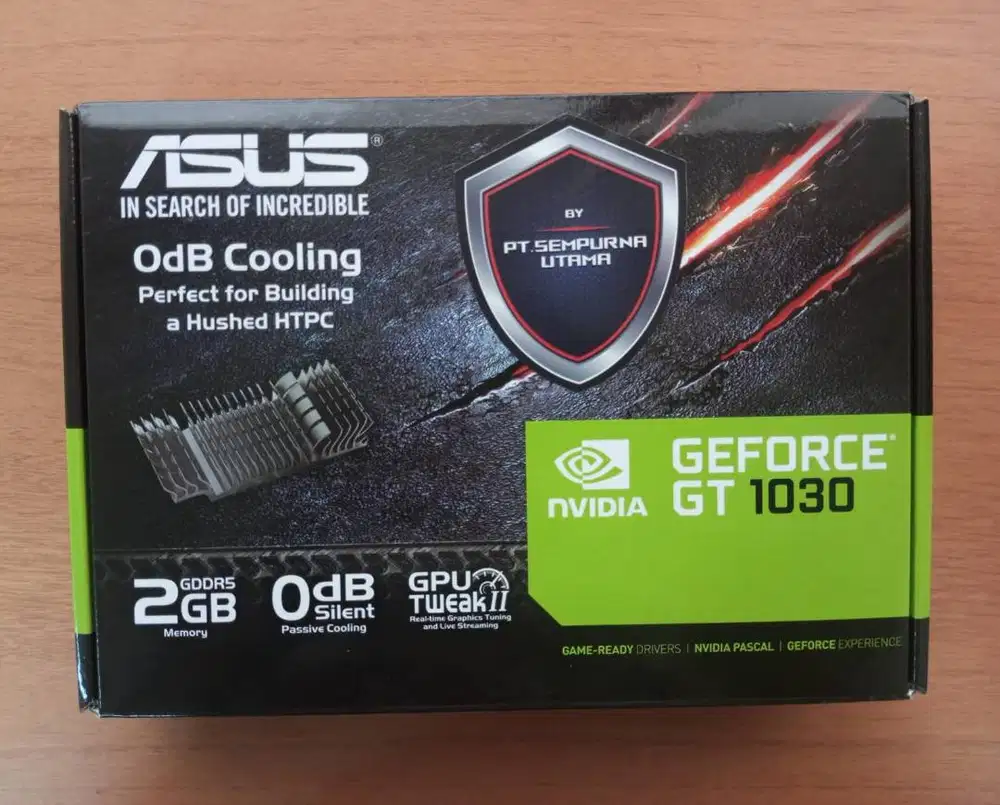 VGA ASUS NVIDIA GeForce GT 1030 2GB GDDR5
