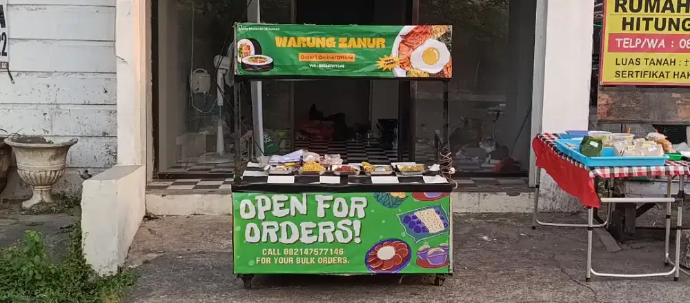 Dijual murah rombong bekas jualan