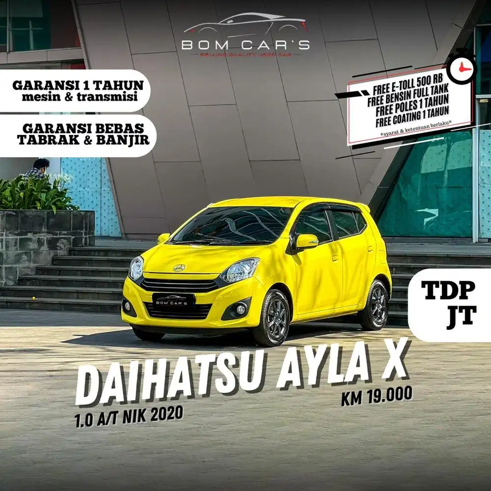 CASH 120 JUTA Daihatsu Alya 1.0 X A/T Nik.2020