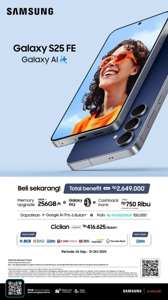 Promo S25FE Free Upgrade