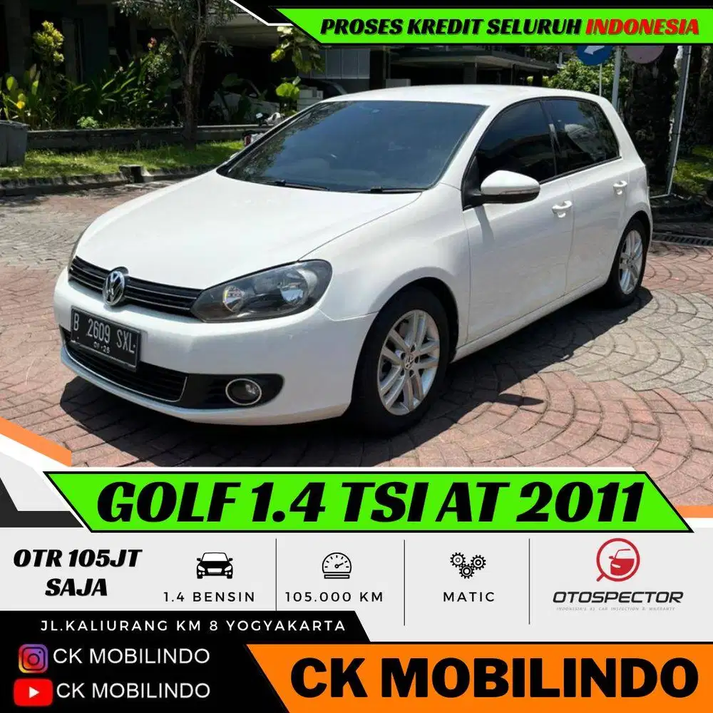 (Dp21jt) VW Golf TSI Matic 2011 ORISINIL Kredit Murah