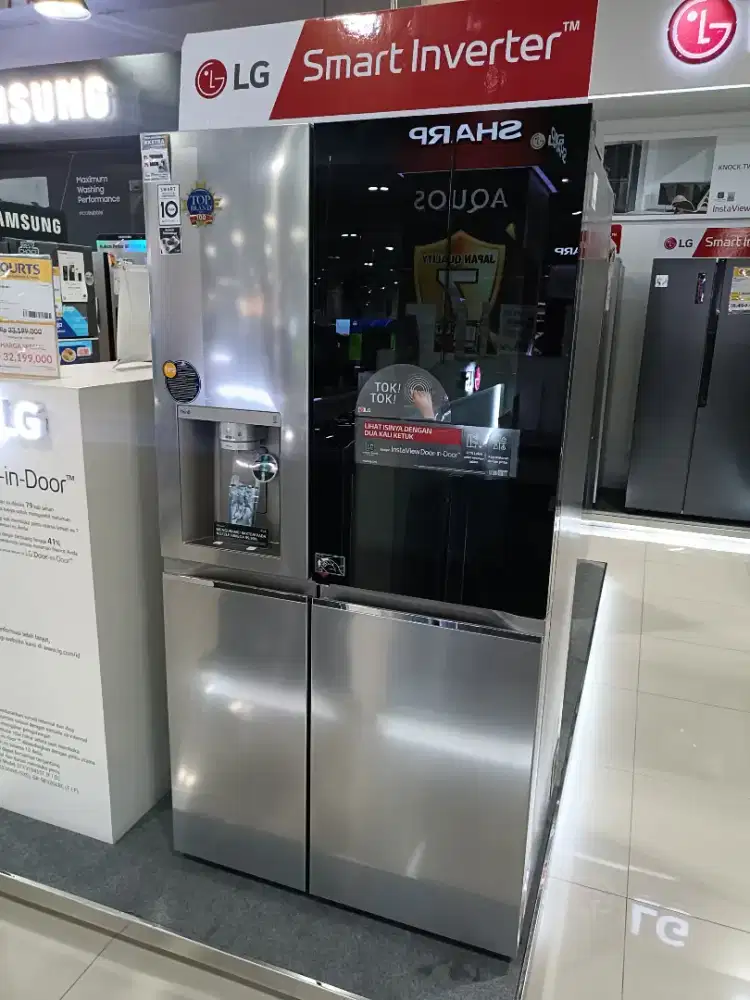 Kredit Kredivo Kulkas LG SBS 617L Bunga Ringan Tanpa Dp