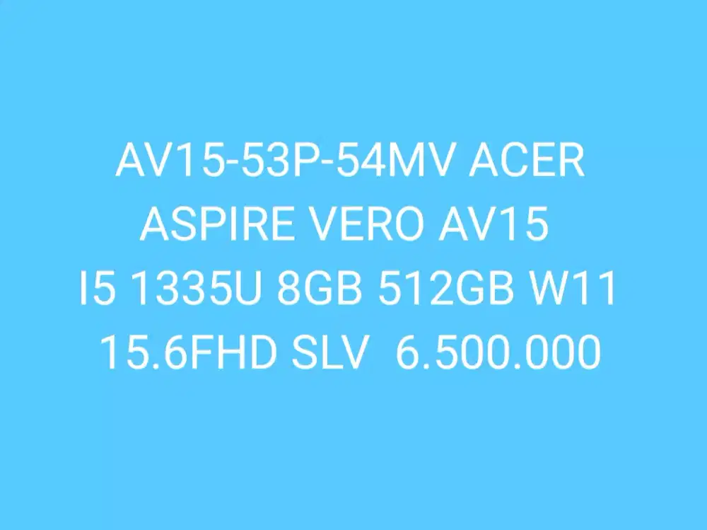 AV15-53P-54MV	ACER ASPIRE VERO AV15