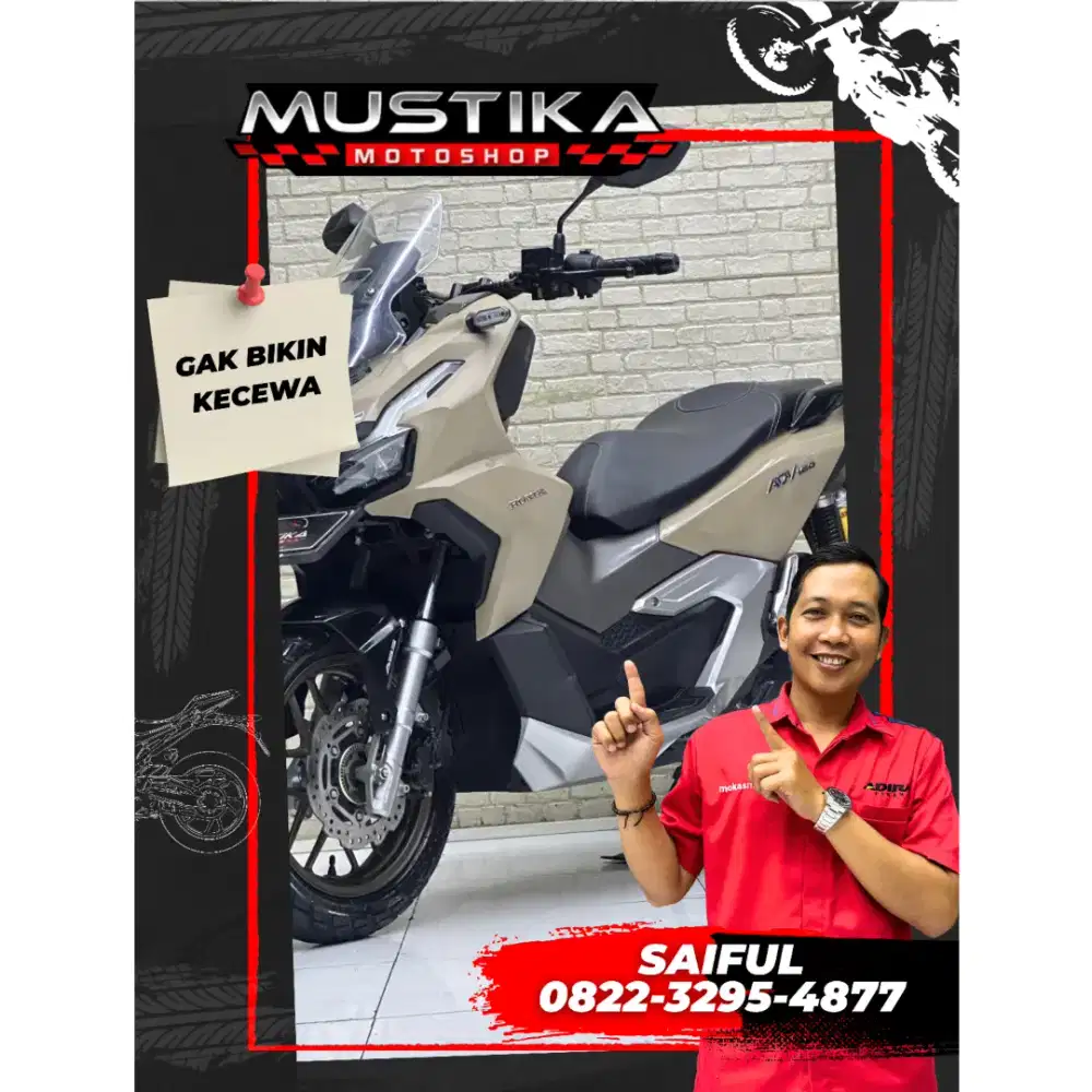 Perfect Condition!!Honda ADV 160cc ABS 2024 N Kota Mulus-Mustika