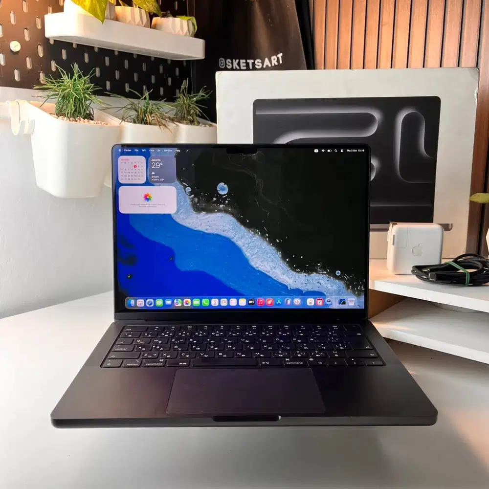 MacBook Pro M3 Pro 18gb 512gb Space Black 11 Core CPU 14 inch BH 100%