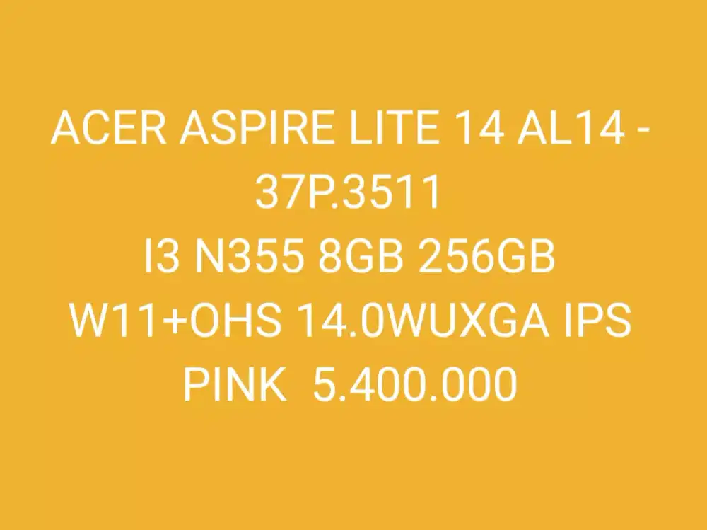 ACER ASPIRE LITE 14 AL14 - 37P.3511
