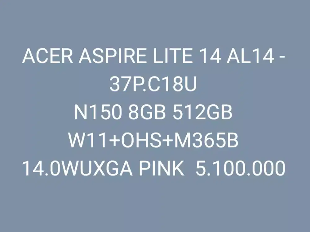 ACER ASPIRE LITE 14 AL14 - 37P.C18U