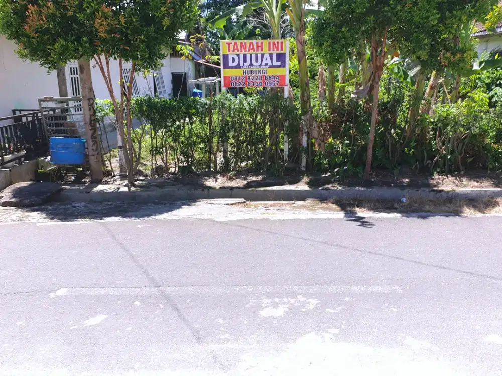 TANAH MURAH SISI JALAN UTAMA DI PANTAI BARU KOTA BATU