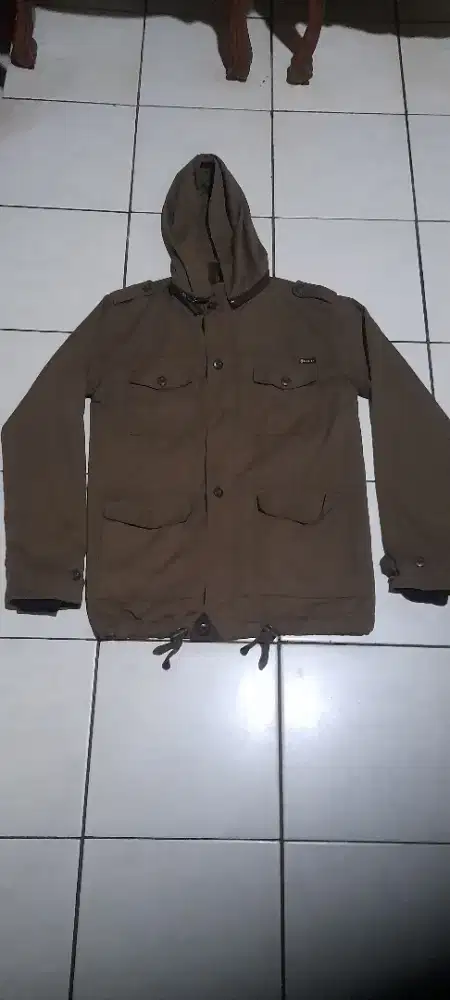 Jual jaket Hiley Merchy warna hijau army