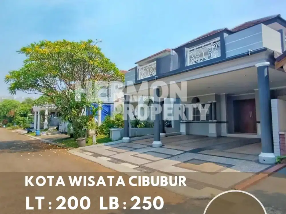 Rumah Bangunan Besar dalam Clsuter Exclusive , Kota Wisata Cibubur . Nego Menarik