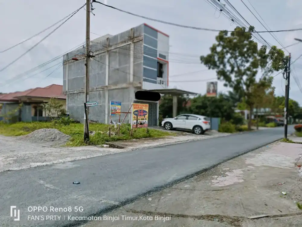 Dijual Rumah Toko Ruko Strategis kota Binjai Depan komplek perumahan