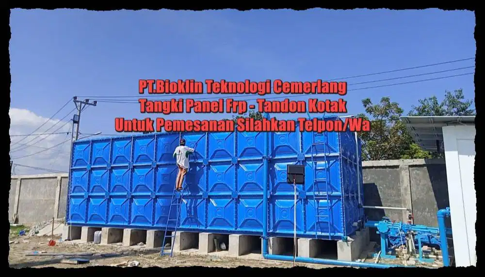 Tangki Panel Frp, Roof tank Frp , Tandon Frp , Tangki Air Fiberglass