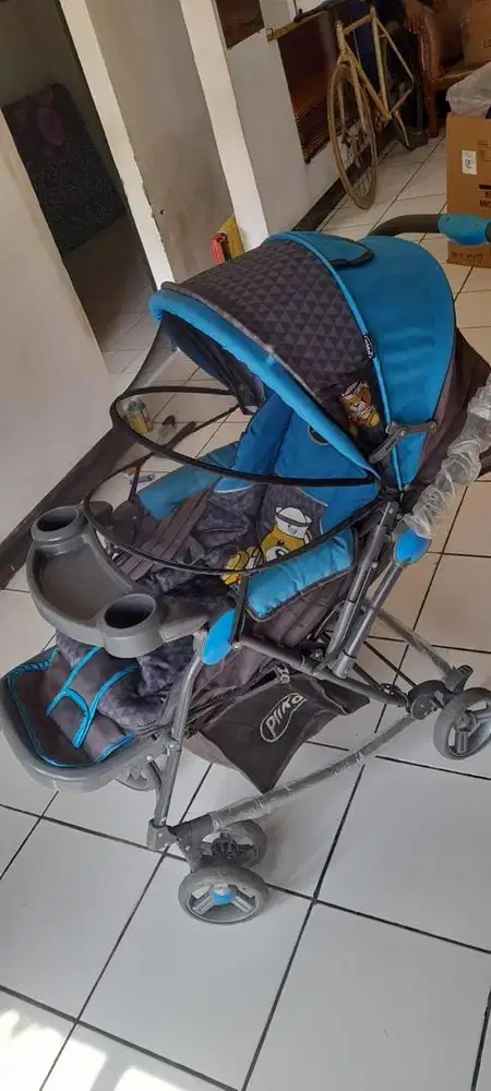 stroller pliko biru