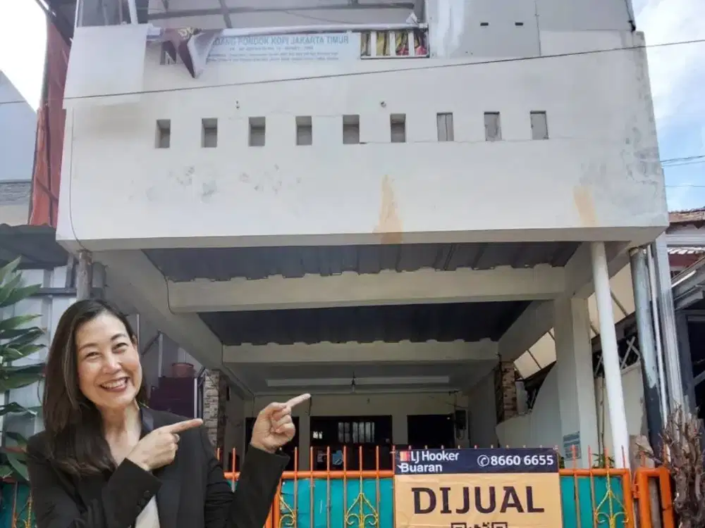 Ruko Lokasi Strategis Malaka Merah Pondok Kopi Jakarta Timur.