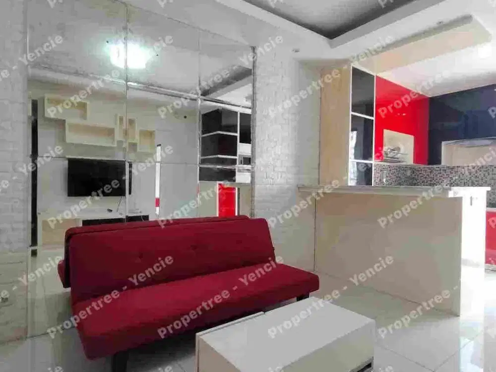 Disewakan tipe 3br renov jadi 2br apartment mediterania garden residence 2