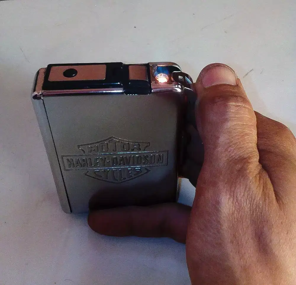 Harley Davidson Lighter Cigarette Case