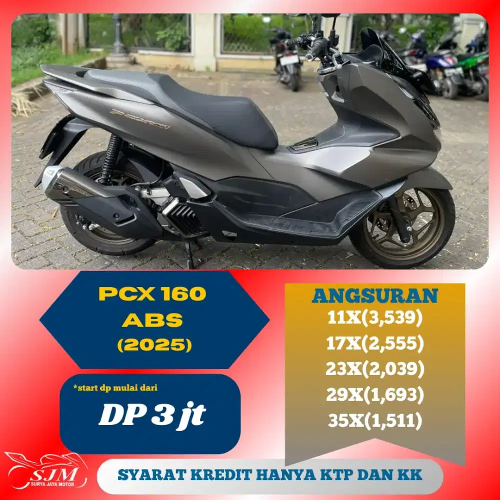 HONDA PCX 160 ABS 2025 PAJAK PANJANG
