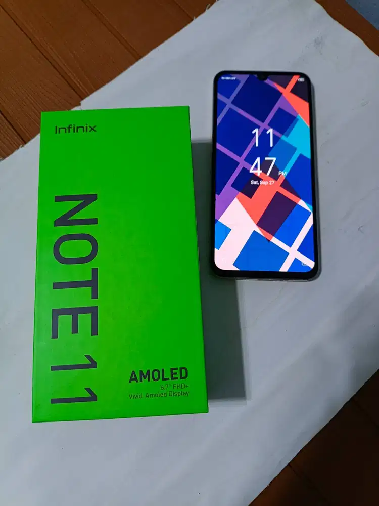 Jual HP Infinix Note 11 Second Fullset.