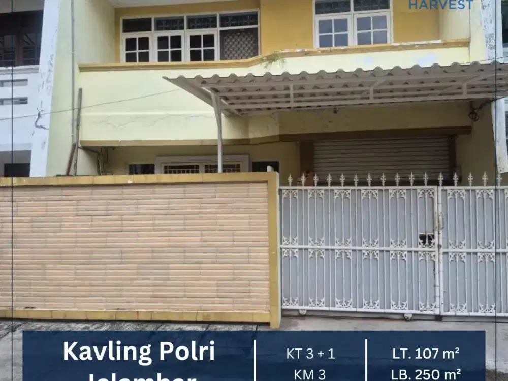 Dijual Cepat Rumah Tinggal Siap Huni Kavling Polri Jelambar Jakarta Barat