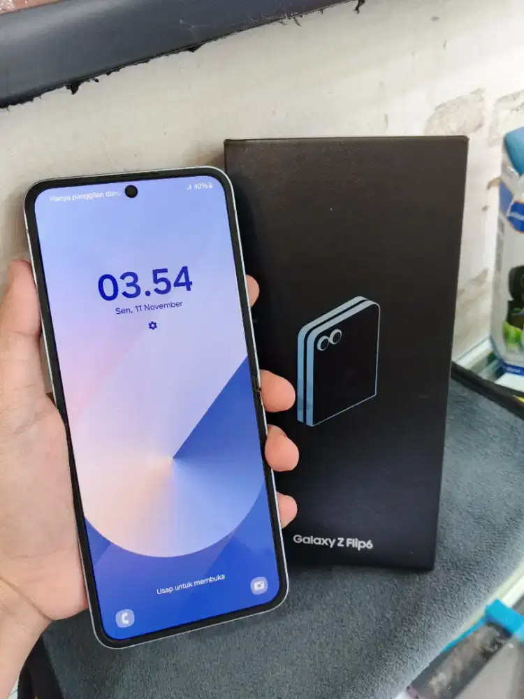 Samsung Z flip 6 5G 12/256 Fulset ori resmi sein