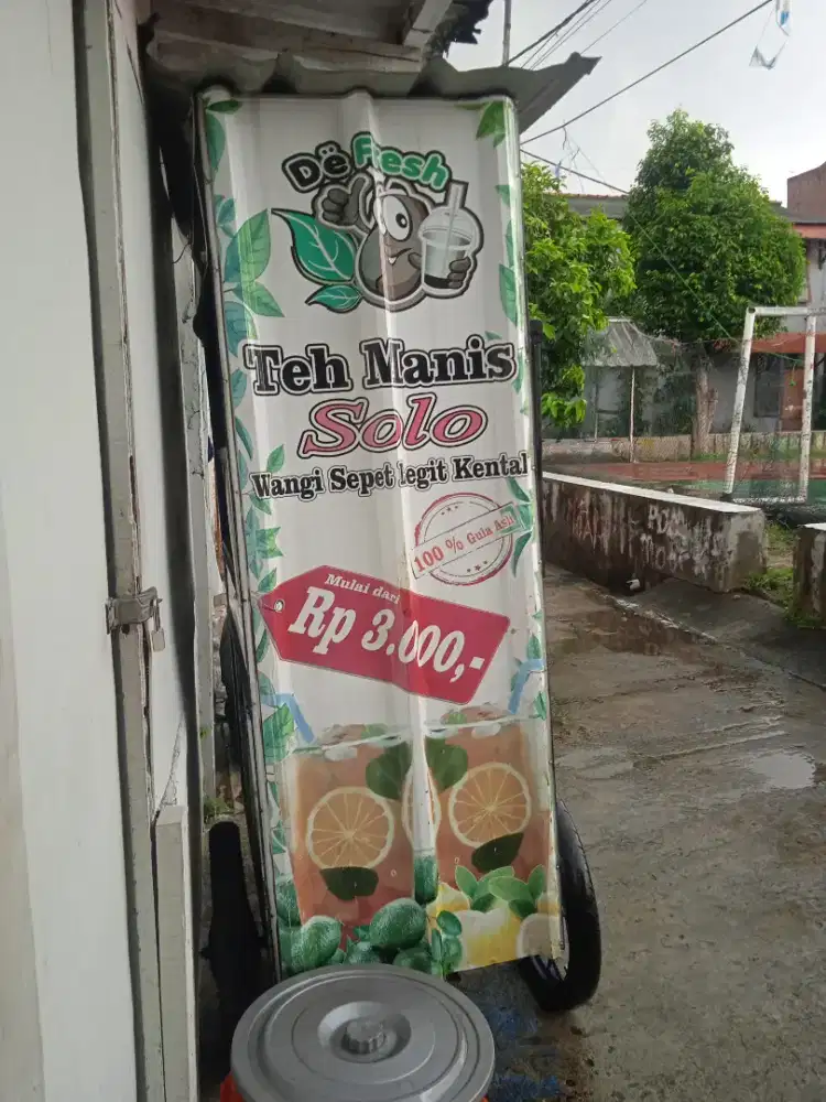Jual gerobak teh solo