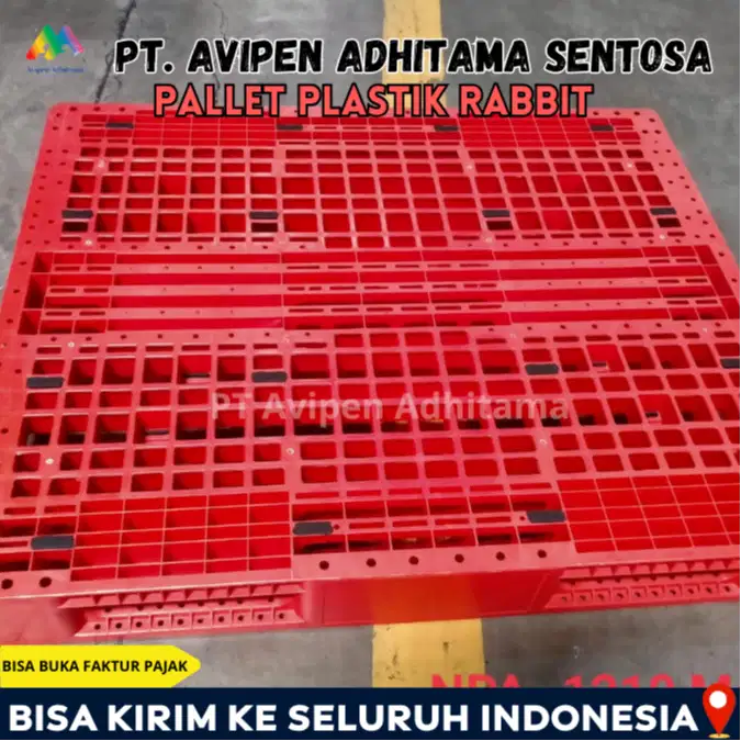Pallet Plastik Rabbit Industri Tatakan Gudang Heavy Duty Bekasi