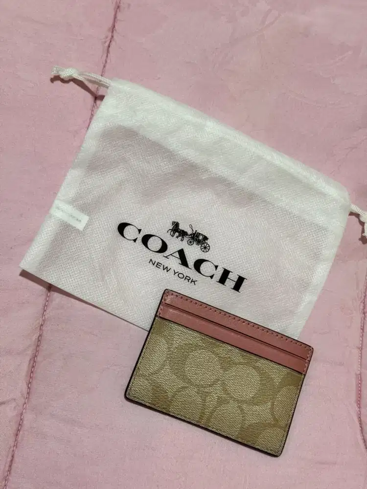 COACH Pink Cardholder ORI