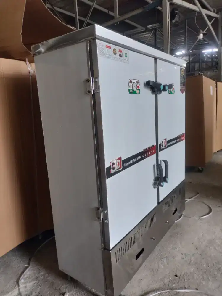 GAS RICE STEAMER 24 TRAY/CABINET PENANAK NASI