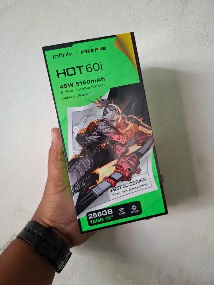 Promo Infinix Hot 60i 8/256 Garansi Resmi 1 Tahun