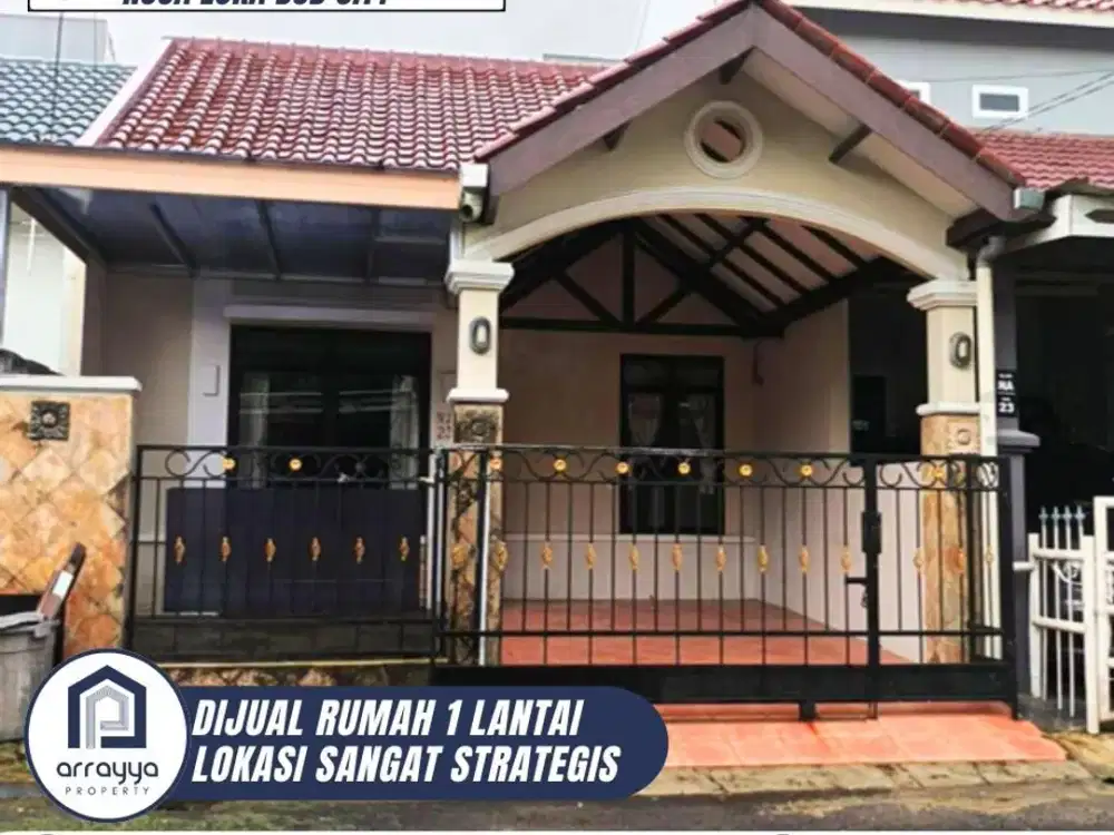 RUMAH 1 LANTAI STANDAR DI NUSA LOKA BSD .ARB119.