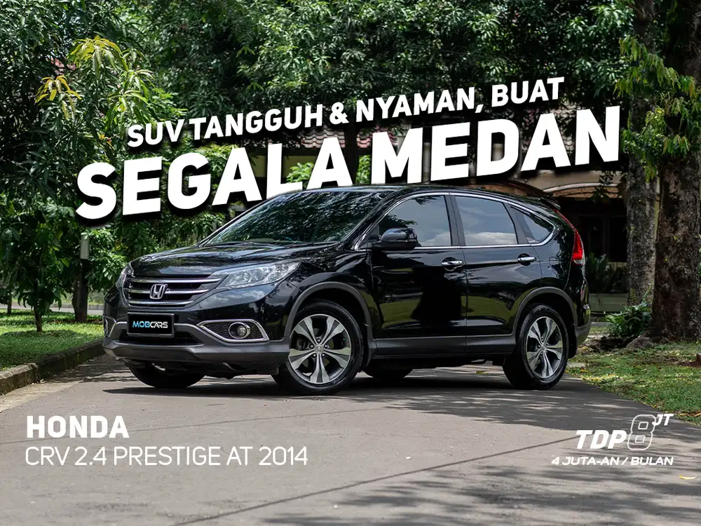 Free Garansi Mesin & Transmisi 1Th CRV Prestige 2.4 At 2014 Hitam