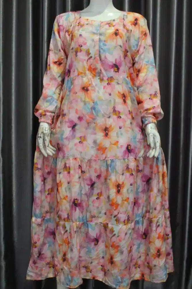 Daster Gamis berbahan rayon rotary