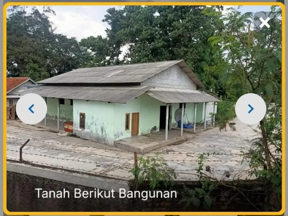 TURUN HARGA LELANG Rumah dan Gudang siap huni 1 lantai di jalan Ereng Kulon, Kab Bandung