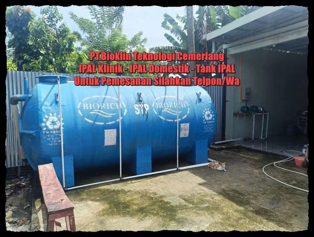 Ready-IPAL -IPAL Industri-IPAL Komuna -IPAL Biotech- Tangki Fiber IPAL