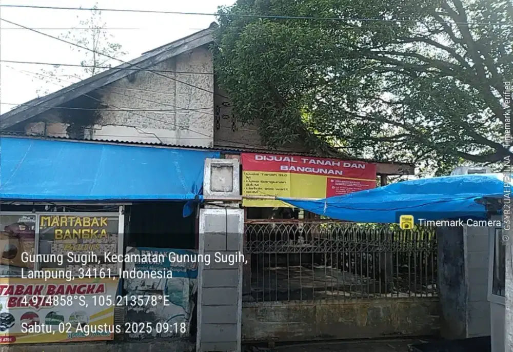 DIJUAL TANAH DAN BANGUNAN STRATEGIS DI JALAN RAYA LAMPUNG TENGAH