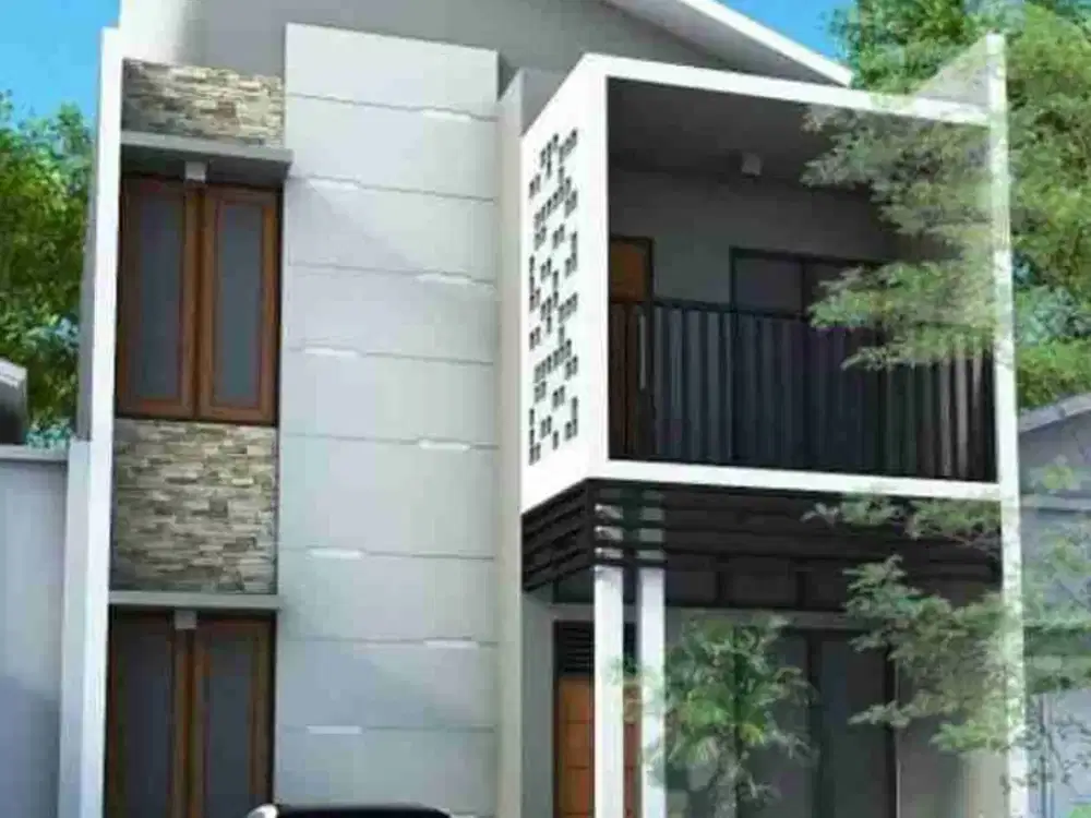 Rumah Jatiasih lahan luas 2 lantai bebas banjir bisa KPR strategis pintu tol Jatiasih 5 menit RS Cikunir Bekasi