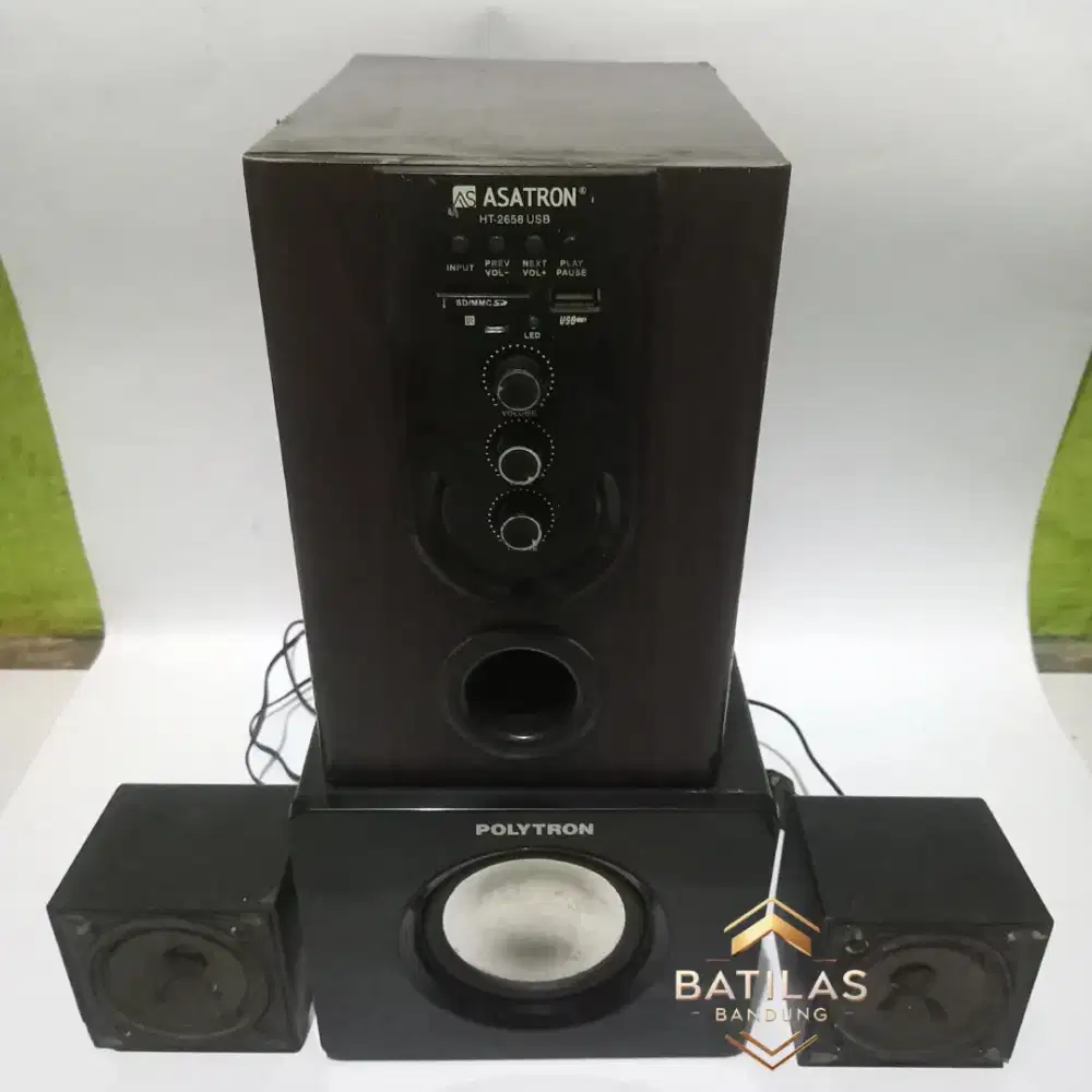 Speaker Asatron plus Woofer Polytron