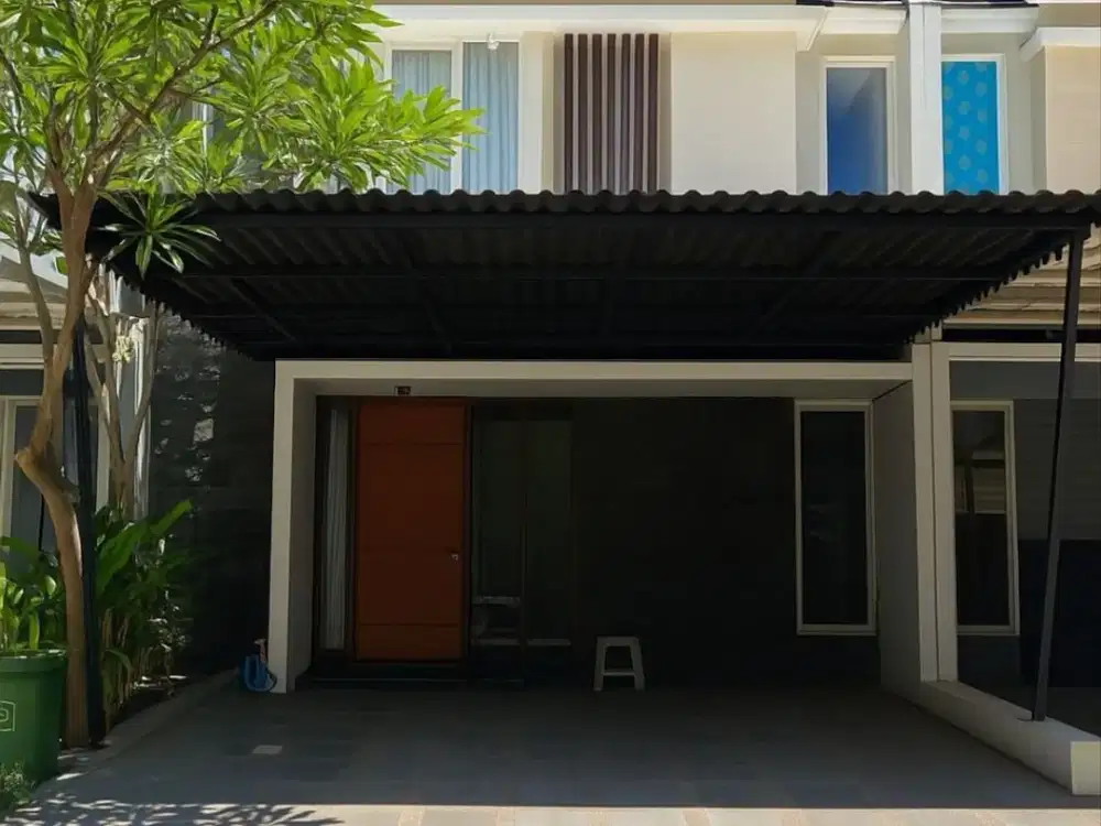 Rumah Northwest Park, Citraland Minimalis Siap Huni Carport 2