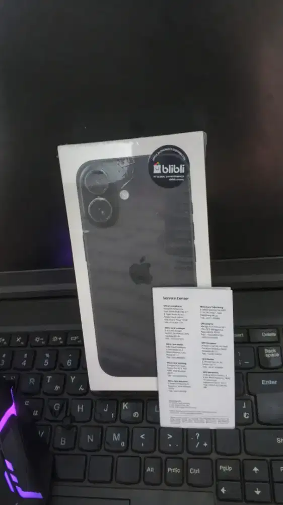 New Iphone 16 128GB Segel Garansi resmi