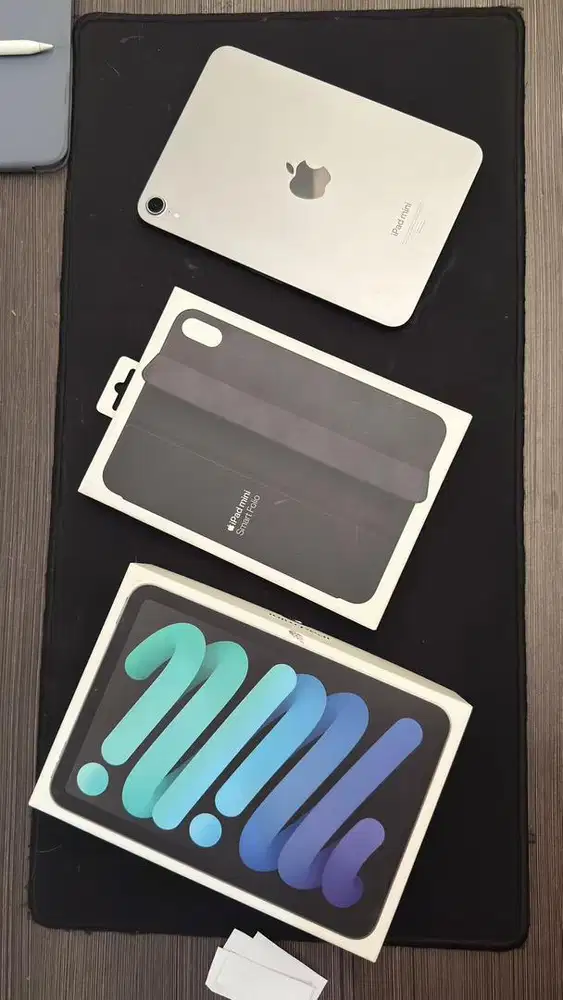PAKET LENGKAP iPad Mini 7 128GB WiFi + Smart Folio, Ori MAP Indonesia