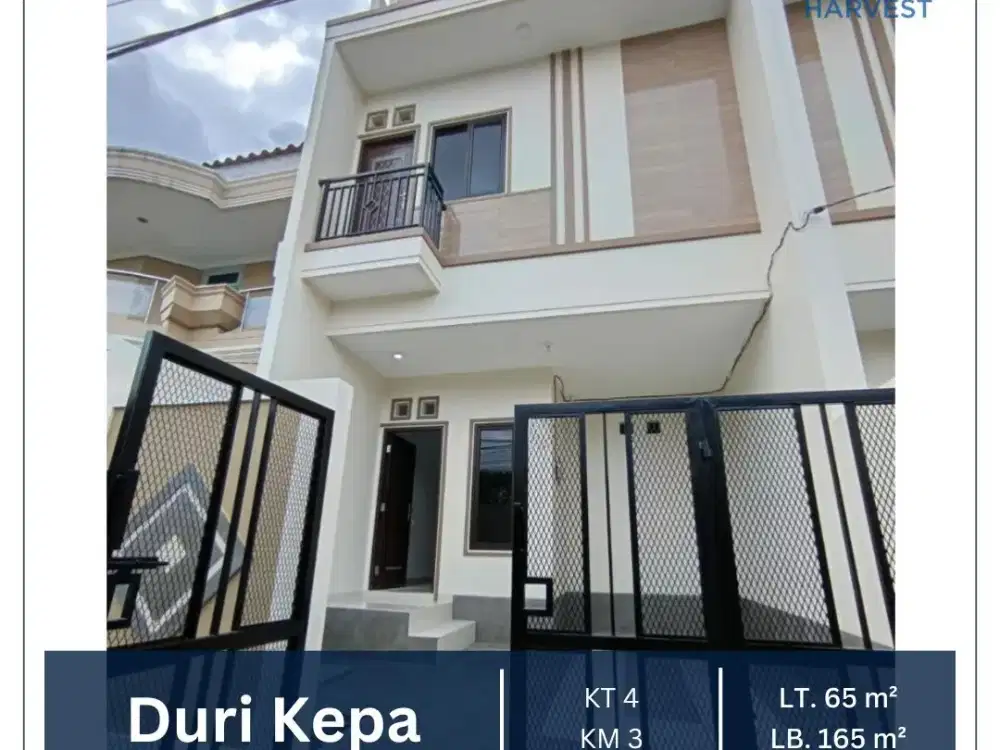 Dijual Cepat Sangat Murah Rumah Baru siap Huni di Duri Kepa