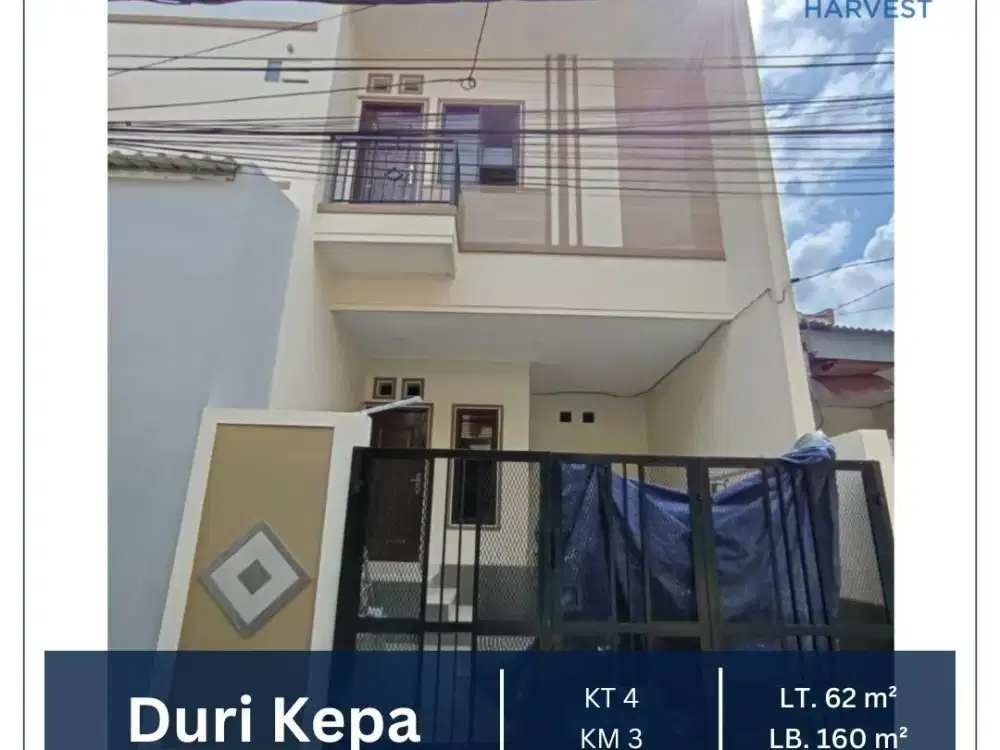 Dijual Cepat Rumah Baru siap Huni di Duri kepa