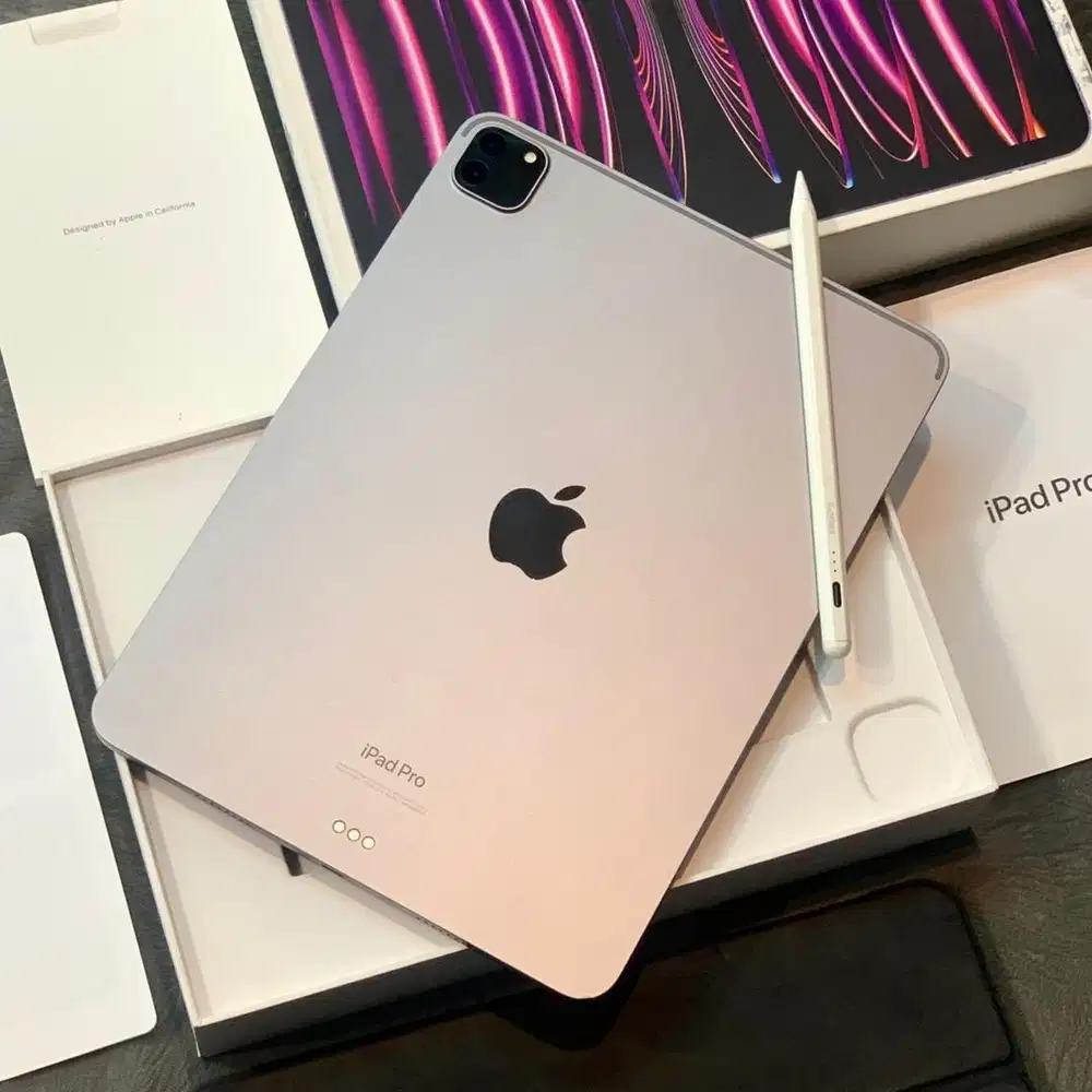 BH 94% IPAD PRO M2 128GB + PENCIL LENGKAP