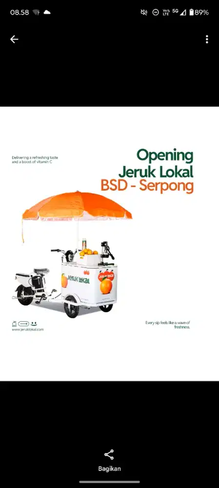 Rider Jeruk Lokal