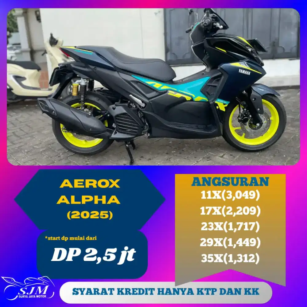 Aerox Alpha Cybercity 2025 Pajak Panjang