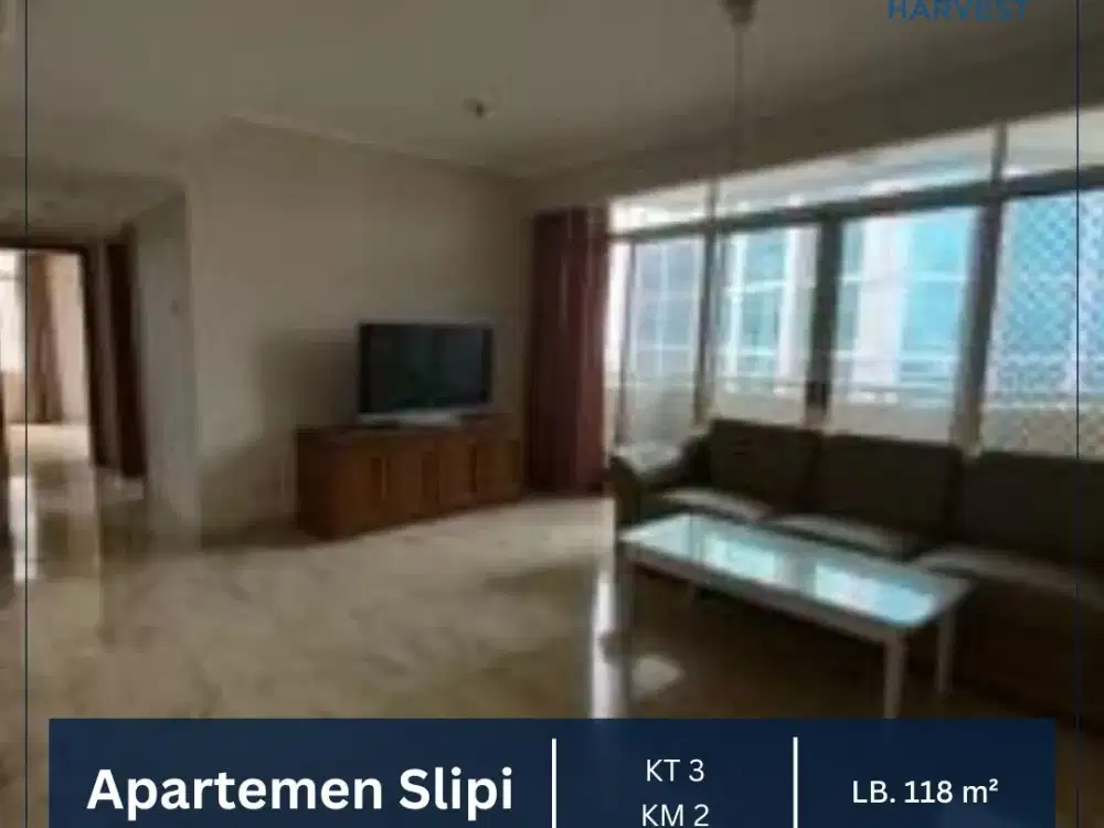 Dijual Sangat Murah Apartemen Slipi Jakarta Barat full Furnished