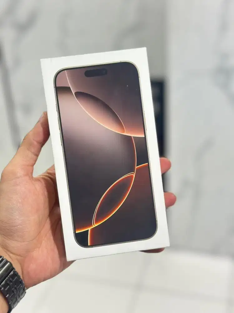 Iphone 16 promax 256 desert New garansi PaA ibox